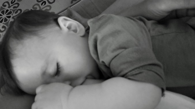 #3 nursing away a fever (10mo)